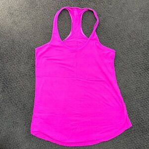Lululemon cool Racerback special edition ribbed Paris Pink sz 8 euc